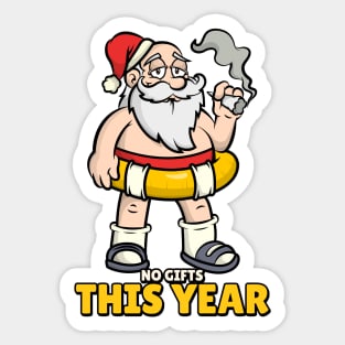 No gifts this year Sticker